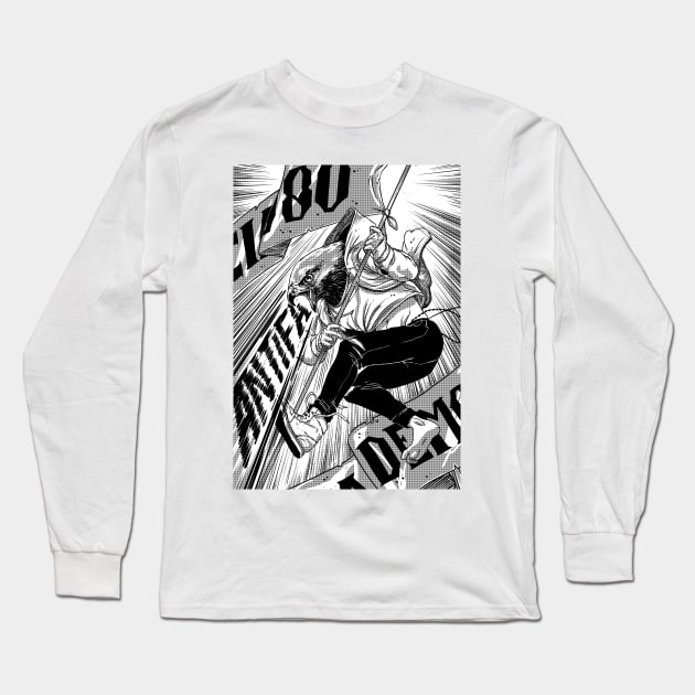 [antifa] Fiel Long Sleeve T-Shirt by dracoimagem